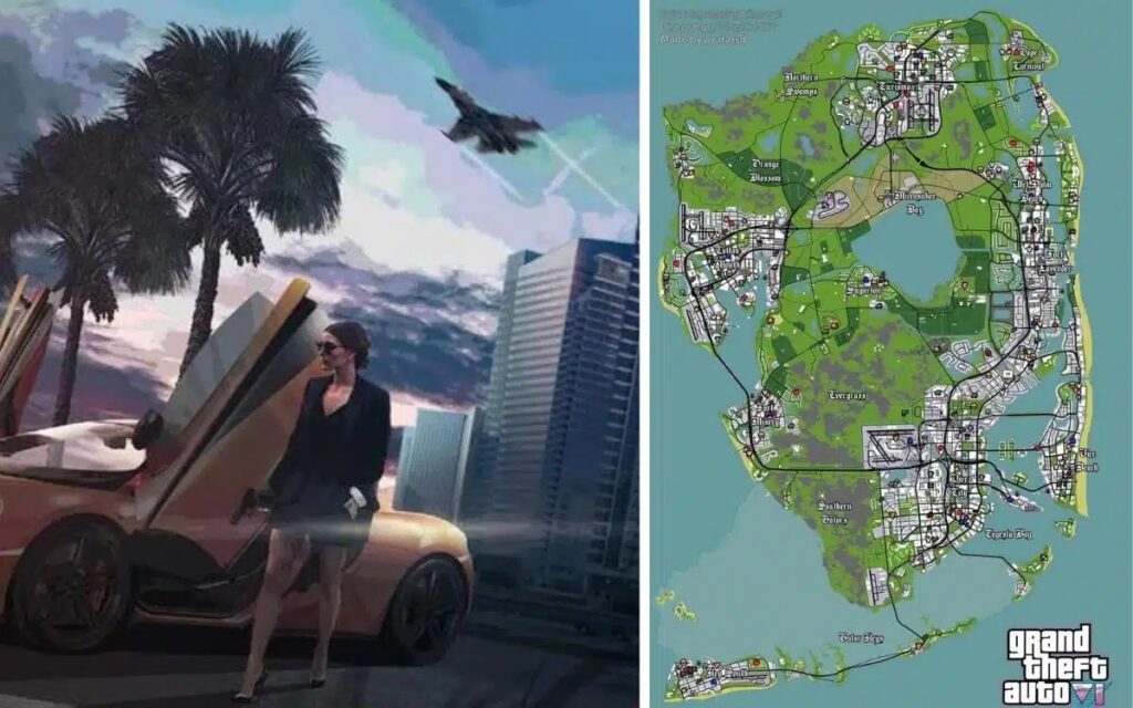 GTA VI map leaked